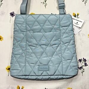 Vera Bradley Ultralight Hipster Crossbody Vintage Denim (Light Teal)MSRP $95 NWT